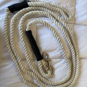 Hand-crafted rope dog leash